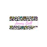 Rainbow Leopard Rectangle Name Label
