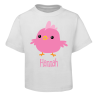 Pink Chicken Kids T-Shirt Size 2 4 6 8