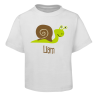 Green Snail Kids T-Shirt Size 2 4 6 8