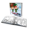 Personalized Coloring Book: "The Christmas Elves"