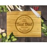 Best Dad Bamboo Cutting Board