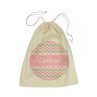 Chevron Drawstring Library Bag