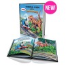 Personalized 10x8 Story Book: "Thomas and the Dinosaur"