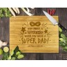 Super Dad Bamboo Cutting Board
