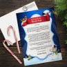 Blue Santa Letter