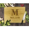 Surname Bamboo Cutting Board