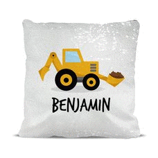 Little Digger Magic Sequin Cushion Cover